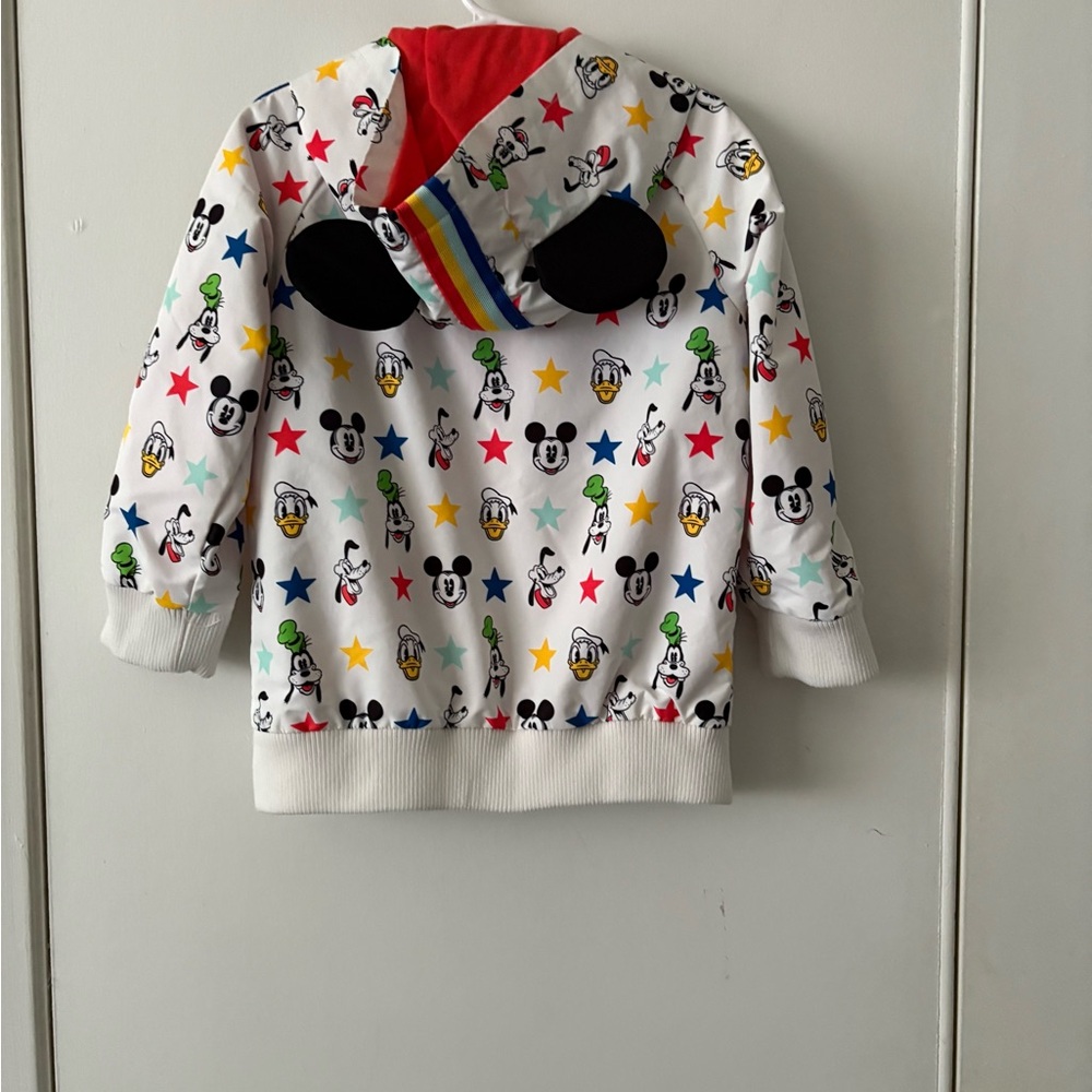 Disney Kids' White Hoodie with Rainbow Accents #0077 - Picture 5 of 5
